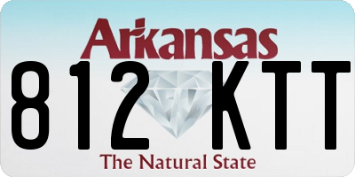 AR license plate 812KTT