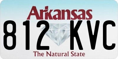 AR license plate 812KVC