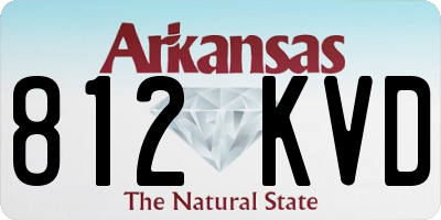 AR license plate 812KVD