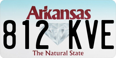 AR license plate 812KVE