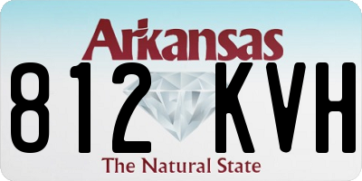 AR license plate 812KVH