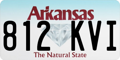 AR license plate 812KVI