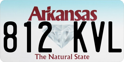 AR license plate 812KVL