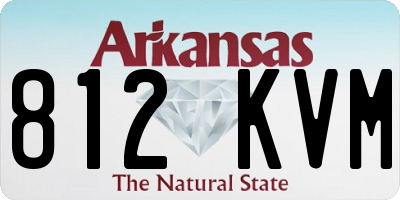 AR license plate 812KVM