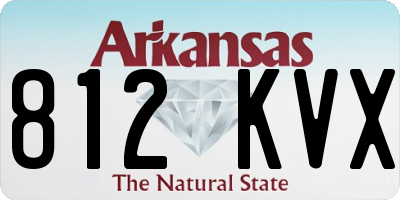 AR license plate 812KVX