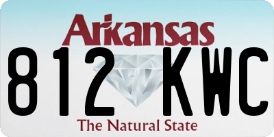AR license plate 812KWC