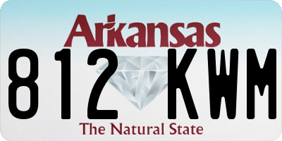 AR license plate 812KWM