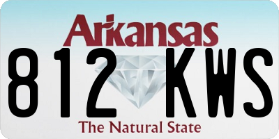 AR license plate 812KWS
