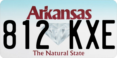 AR license plate 812KXE