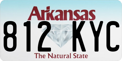 AR license plate 812KYC