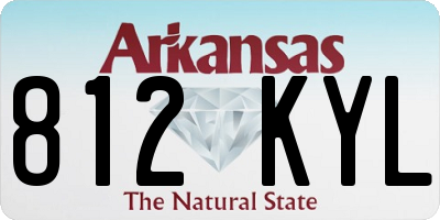 AR license plate 812KYL