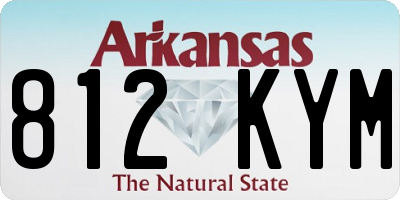 AR license plate 812KYM