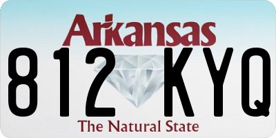 AR license plate 812KYQ