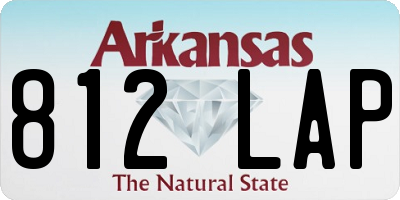 AR license plate 812LAP