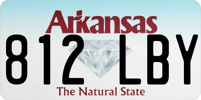 AR license plate 812LBY