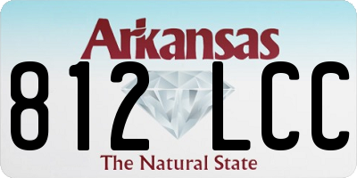 AR license plate 812LCC