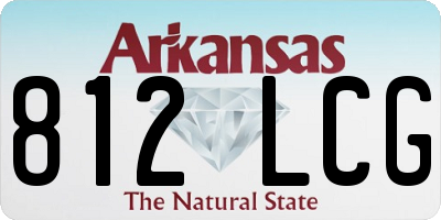 AR license plate 812LCG