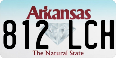 AR license plate 812LCH