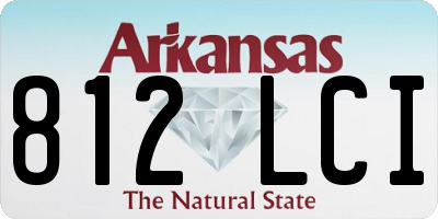 AR license plate 812LCI