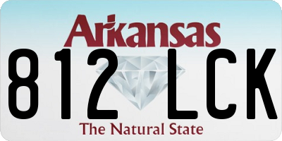 AR license plate 812LCK