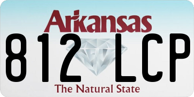 AR license plate 812LCP