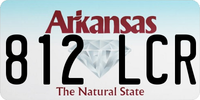 AR license plate 812LCR