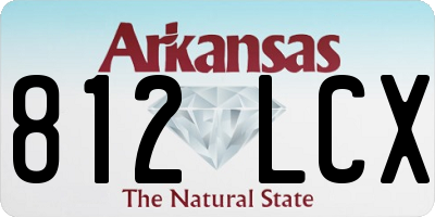 AR license plate 812LCX