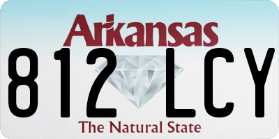 AR license plate 812LCY