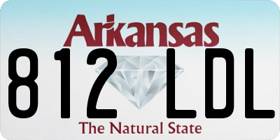 AR license plate 812LDL