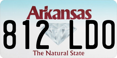 AR license plate 812LDO