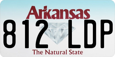 AR license plate 812LDP