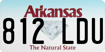 AR license plate 812LDU