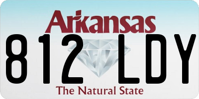 AR license plate 812LDY