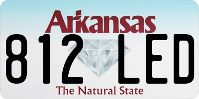 AR license plate 812LED