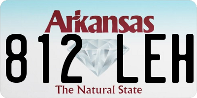 AR license plate 812LEH