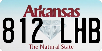 AR license plate 812LHB