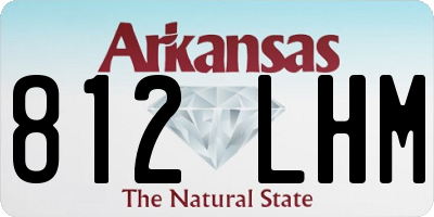 AR license plate 812LHM