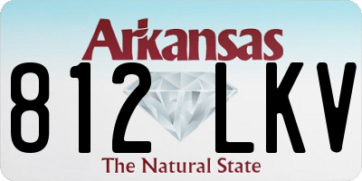 AR license plate 812LKV