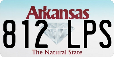 AR license plate 812LPS