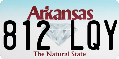 AR license plate 812LQY