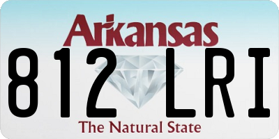 AR license plate 812LRI