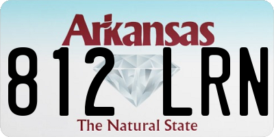 AR license plate 812LRN