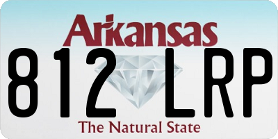 AR license plate 812LRP