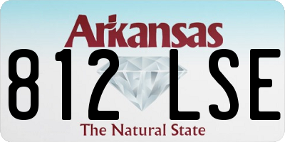 AR license plate 812LSE