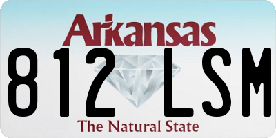 AR license plate 812LSM