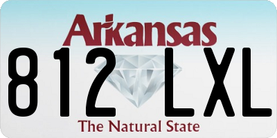 AR license plate 812LXL