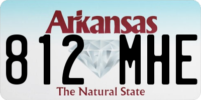 AR license plate 812MHE