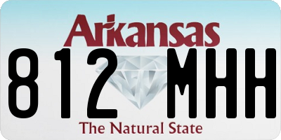 AR license plate 812MHH