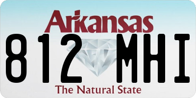 AR license plate 812MHI