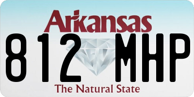 AR license plate 812MHP
